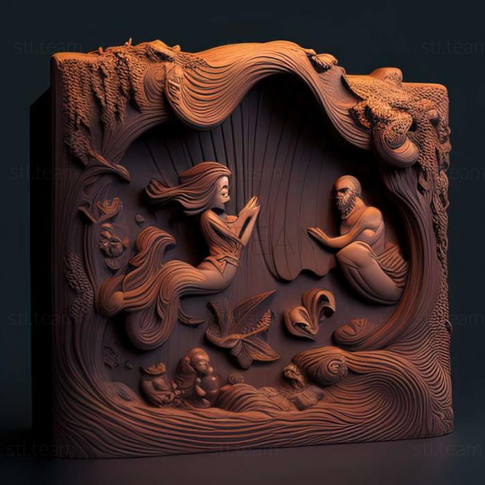 3D model The Little Mermaid A Magical Adventure game (STL)